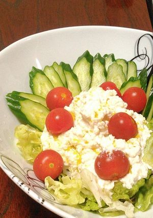 塩麹豆腐のサラダ☆オリーブオイルの香り-レシピのメイン写真
