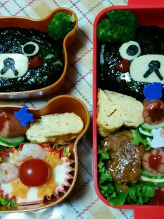 簡単☆くまさん弁当-レシピのメイン写真