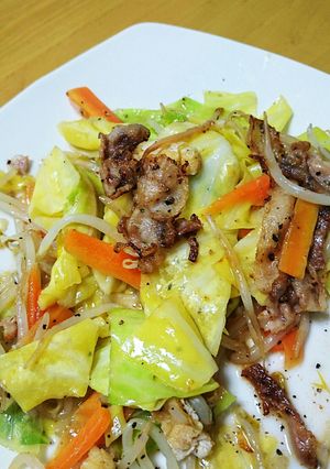 シャキシャキ野菜のガーリックうま塩炒め-レシピのメイン写真