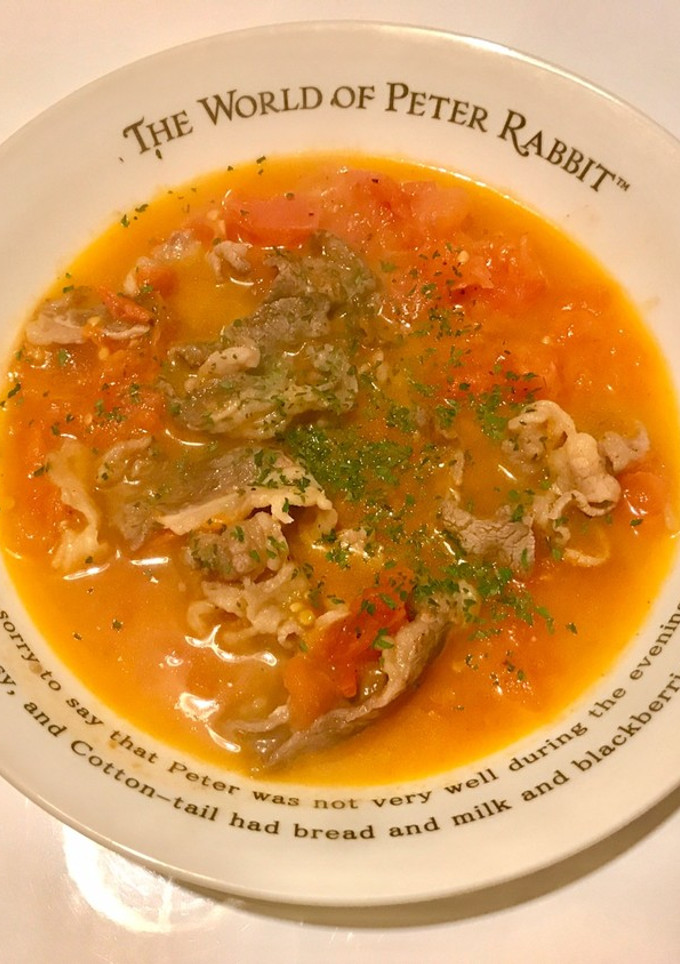 【簡単×本格！】トマト&牛肉の白ワイン煮-レシピのメイン写真