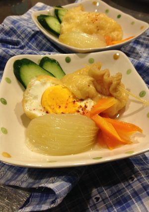 ◆余った◆らっきょ酢で簡単「卵の袋煮」-レシピのメイン写真