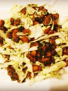 納豆とキャベツの青海苔胡麻サラダ-レシピのメイン写真