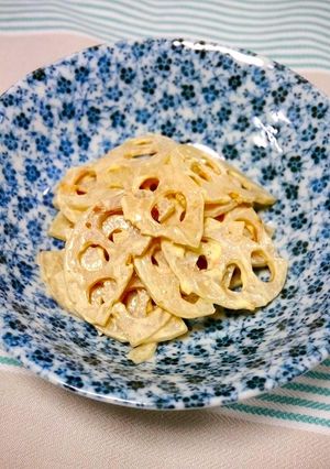 レンジで簡単！レンコンのマヨ和え-レシピのメイン写真