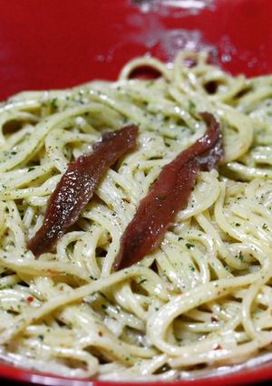 和風マヨアンチョビパスタ-レシピのメイン写真