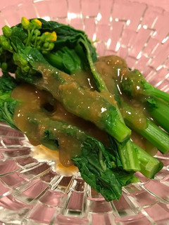 菜の花の酢味噌和え-レシピのメイン写真