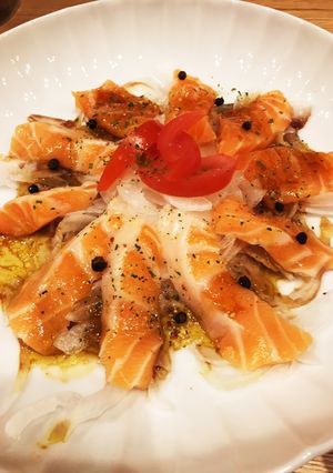サーモンカルパッチョバルサミコ風味-レシピのメイン写真