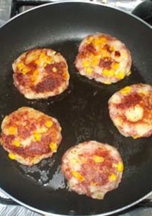 コンビーフのハンバーグ♪簡単-レシピのメイン写真
