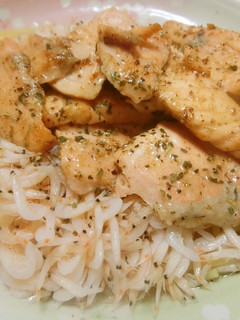 沖網エビと鮭のバターソテーのスパゲッティ-レシピのメイン写真