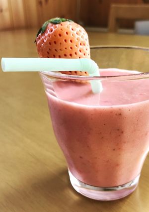 いちごとバナナのスムージー-レシピのメイン写真