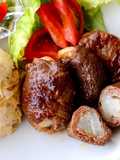 液体塩こうじで新玉ねぎの牛肉巻き