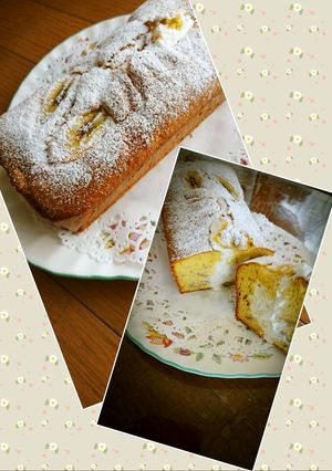 ホイップクリーム入りバナナパウンド-レシピのメイン写真