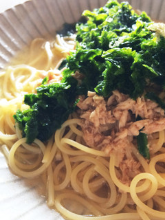 簡単ランチ♡アサリとツナ和風スープパスタ-レシピのメイン写真
