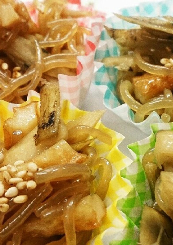 隠し味★ごぼうしらたき炒り煮お弁当おかず-レシピのメイン写真