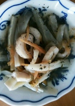 桜の葉入り♪春の切り干し大根煮-レシピのメイン写真