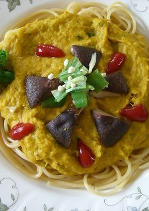♪カボチャのチーズパスタ♪-レシピのメイン写真