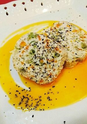 ふきのとう香るレンジで簡単☆鶏のテリーヌ-レシピのメイン写真