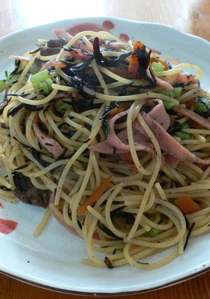 残りもの大変身！絶品ひじきスパゲティ-レシピのメイン写真
