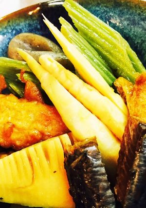 簡単ほっこり！身欠きニシンと蕗と筍の煮物-レシピのメイン写真
