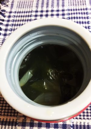 お弁当用ワカメと玉葱のコンソメスープ-レシピのメイン写真