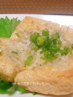 しらすの油揚げピザ-レシピのメイン写真