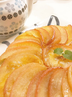 炊飯器で簡単!HMでバラのりんごケーキ-レシピのメイン写真