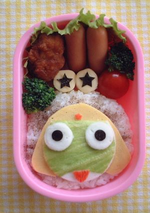 簡単キャラ弁(ケロロ軍曹)-レシピのメイン写真