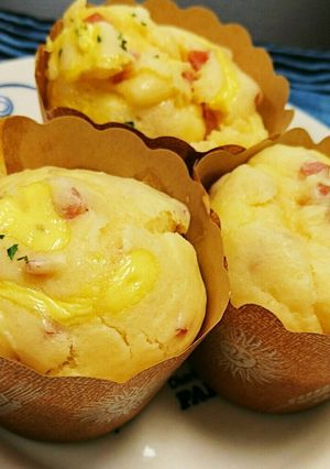 ソーセージとチーズのマフィン-レシピのメイン写真