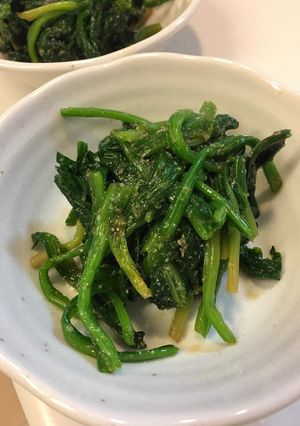 レンジでチン！ほうれん草ごま和え-レシピのメイン写真