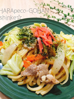 出汁薫る☆じゅわっと焼きうどん。-レシピのメイン写真