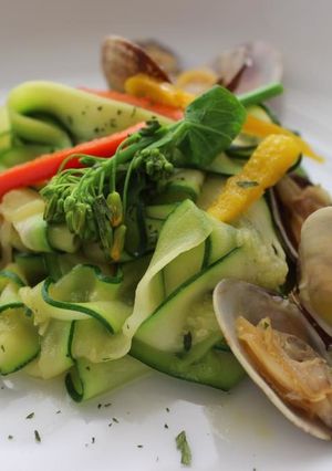 ズッキーニとカラフル野菜のボンゴレ-レシピのメイン写真