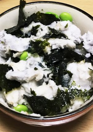 里芋手作り韓国海苔和え-レシピのメイン写真