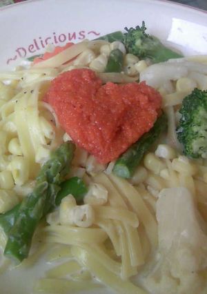 豆乳めんたいパスタ-レシピのメイン写真