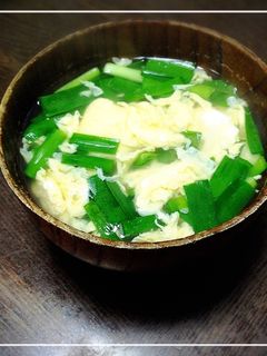 簡単☆ニラ玉スープ-レシピのメイン写真