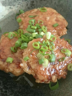 簡単時短!!マグロと納豆の照り焼きつくね-レシピのメイン写真