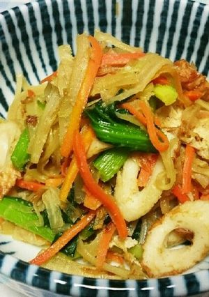 大根の皮と、人参、残り野菜で簡単おかず！-レシピのメイン写真