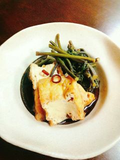 厚揚げと蕨の煮物-レシピのメイン写真