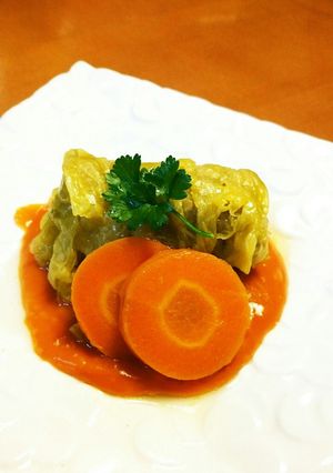ソースが決め手のロールキャベツ-レシピのメイン写真