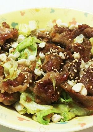 カリカリ豚こまの香味ソース焼き-レシピのメイン写真