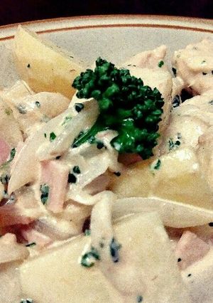 ☆鶏胸肉とポテトのアンチョビサラダ☆-レシピのメイン写真