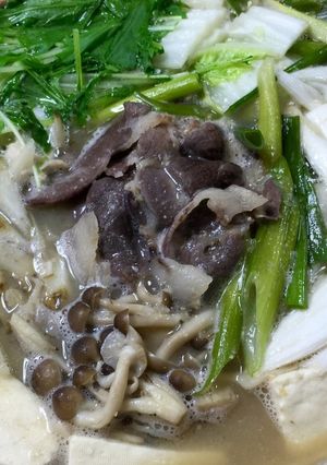 家庭で簡単 ボタン鍋-レシピのメイン写真
