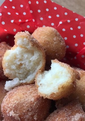 ホットケーキミックスでふわふわドーナツ-レシピのメイン写真