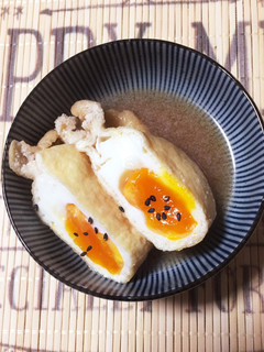 お弁当に☆レンジでたまごの袋煮♪-レシピのメイン写真