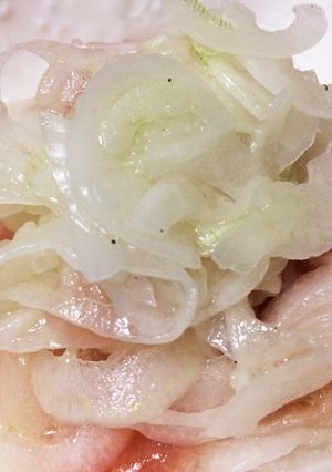 新玉ねぎと生ハムのマリネ-レシピのメイン写真