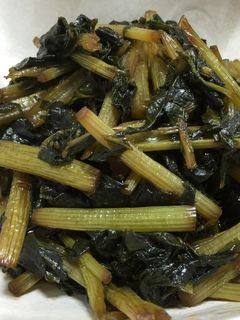 麺つゆで簡単 ワサビ菜漬け-レシピのメイン写真