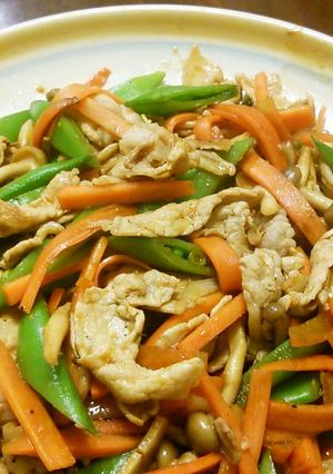 味噌だれの素＆醤油で肉野菜炒め♪-レシピのメイン写真