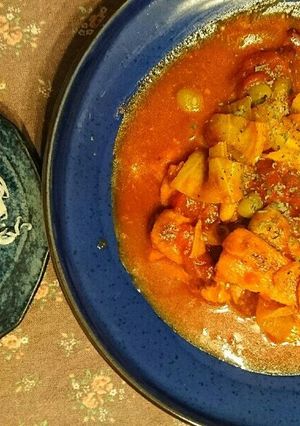 簡単！むね肉のトマト煮込み☆フライパン☆-レシピのメイン写真