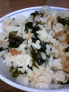 【簡単】なめたけ&わかめ炊き込みご飯-レシピのメイン写真