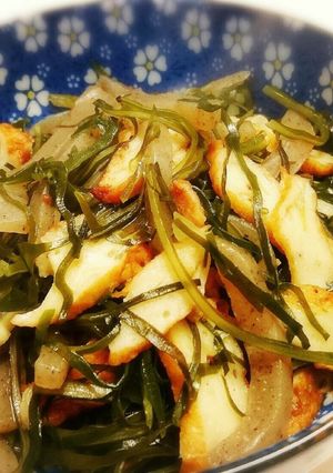 さつま揚げと蒟蒻と切り昆布のサッと煮！-レシピのメイン写真