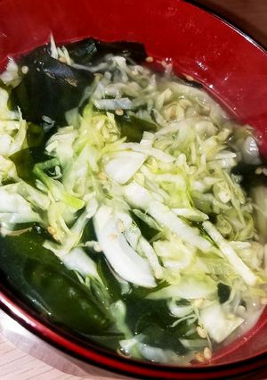 ★ｷｬﾍﾞﾂたっぷり中華スープ★-レシピのメイン写真