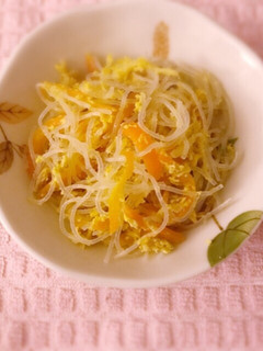 にんじんと春雨の炒め物-レシピのメイン写真